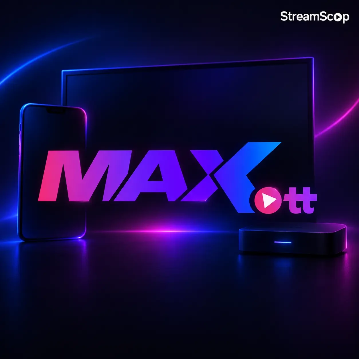 Max OTT or V12 OTT logo
