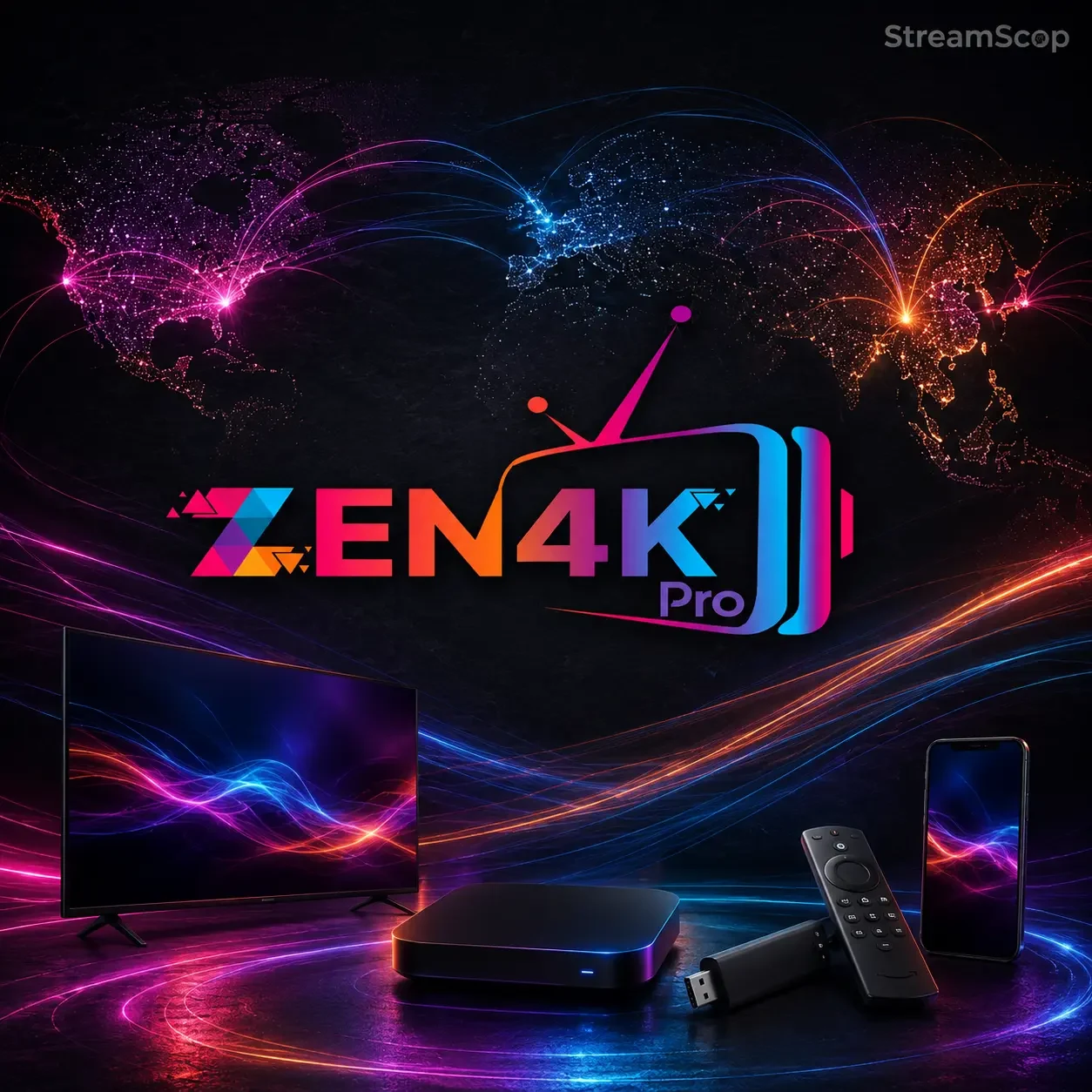 Zen4k IPTV logo
