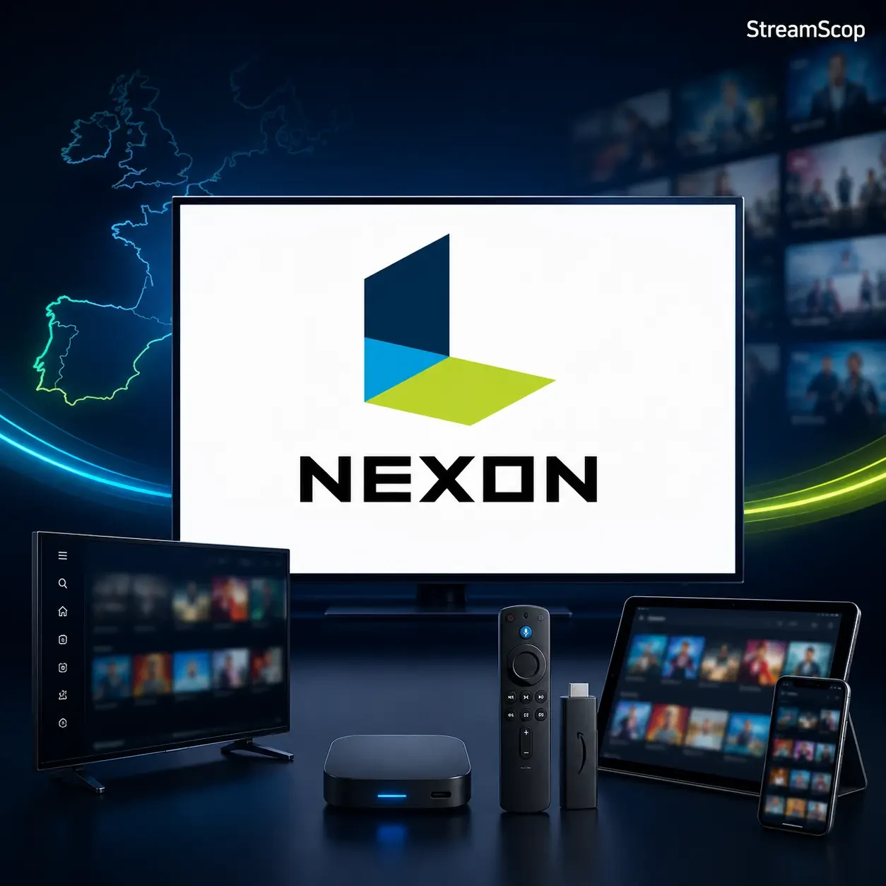 Nexon OTT IPTV logo